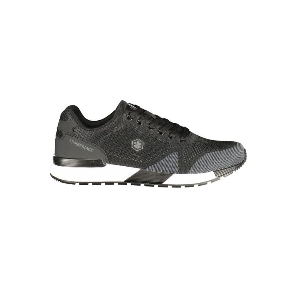 Lumberjack Black Polyester Men Men's Sneaker